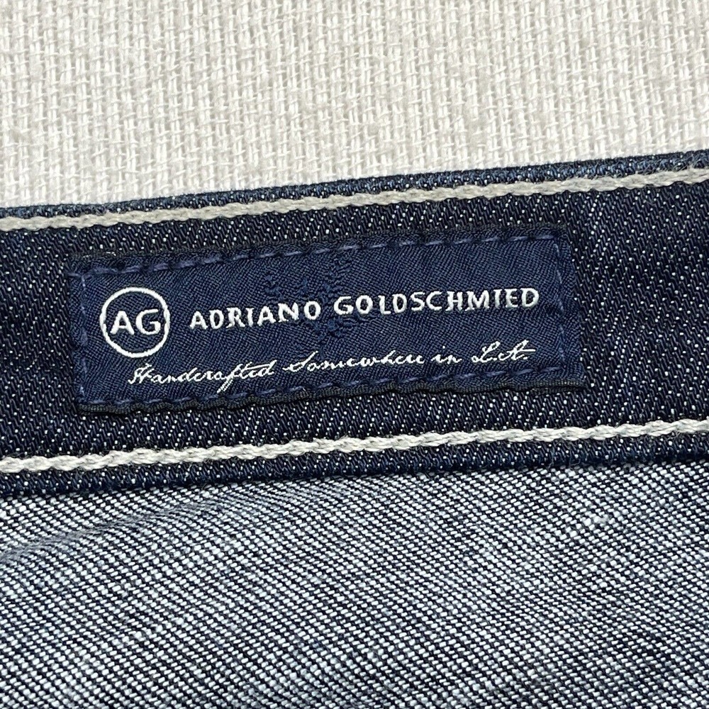 AG ADRIANO GOLDSCHMIED Shorts Womens 29R The Malibu Crop Pant Denim Blue - Picture 4 of 10